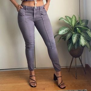 Mid rise skinny jeans